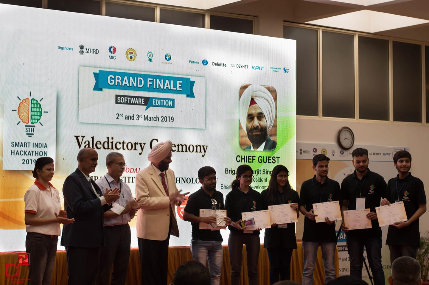 IETians won the grand finale of Smart India Hackathon-2019, conducted by MHRD in association with AICTE.